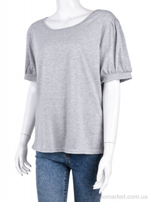Купить Футболка жіночі B0102-4 grey (10793) DuoDuoBoBo сірий