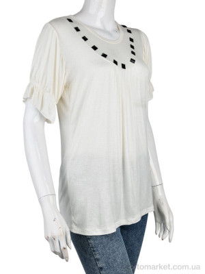 Купить Футболка жіночі B0108-2 (10914) white DuDuBoBo білий