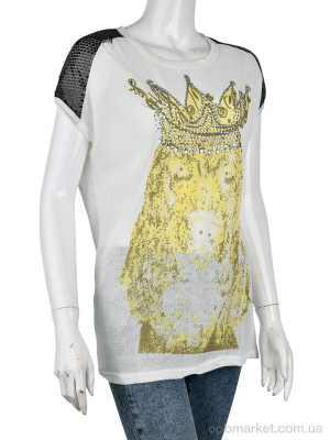 Купить Футболка жіночі B0110-1 (10928) white DuDuBoBo білий