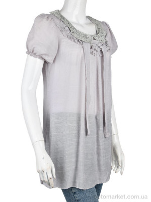Купить Футболка жіночі B0113-5 (10940) grey DuDuBoBo сірий