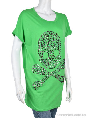 Купить Футболка жіночі B0115-2 (10947) green DuDuBoBo зелений