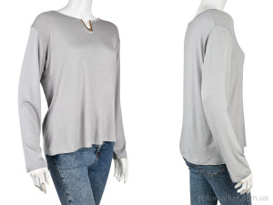 Кофта жіночі B0121-7 (10982) grey DuDuBoBo сірий  оптом от Optomarket