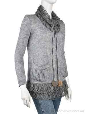 Купить Кофта жіночі B0122-2 (10985) grey DuDuBoBo сірий