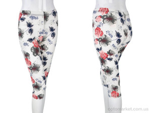 Бриджі жіночі B0125-3 (10999) red DuDuBoBo білий  оптом от Optomarket