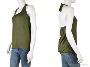 Майка жіночі B0132-3 (11204) green DuDuBoBo зелений  оптом от Optomarket