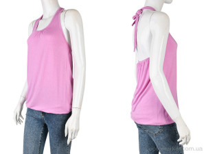 Майка жіночі B0132-4 (11207) pink DuDuBoBo рожевий  оптом от Optomarket