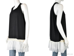 Сукня жіночі B0134-2 (11258) black-white DuDuBoBo чорний  оптом от Optomarket