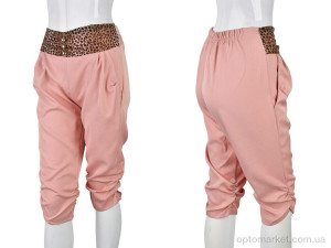 Бриджі жіночі B0147-3 (11377) pink DuDuBoBo рожевий оптом от Optomarket