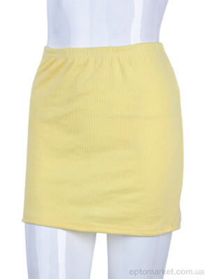 Купить Спідниця жіночі B025-10 yellow (10674) DuoDuoBoBo жовтий