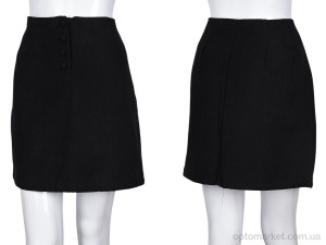 Спідниця жіночі B033-1 black DuDuBoBo чорний  оптом от Optomarket