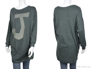 Туніка жіночі B049-6 green (10549) DuDuBoBo зелений  оптом от Optomarket