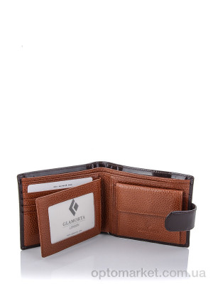 Гаманець чоловічі B058-802 brown Glamorta коричневий  оптом от Optomarket