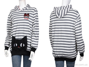 Кофта жіночі B082-1 grey DuDuBoBo сірий  оптом от Optomarket