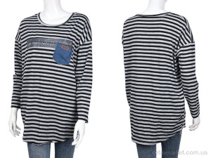 Батник жіночі B084-1 grey (10472) DuDuBoBo сірий  оптом от Optomarket