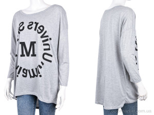 Батник жіночі B095-1 grey (10735) DuoDuoBoBo сірий  оптом от Optomarket