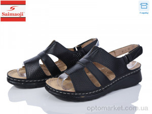Купить Босоніжки жіночі B1-1 Saimaoji чорний