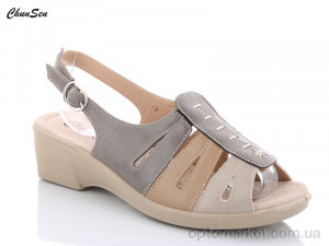 Купить Босоніжки жіночі B128-6 Chunsen коричневий