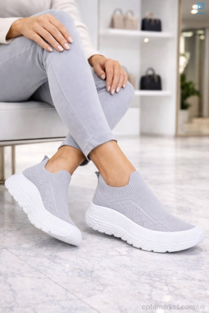 Кросівки жіночі B14-3 піна Seven сірий оптом от Optomarket