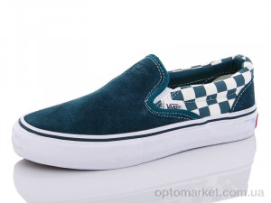 Купить Сліпони жіночі B1653 green V-ans зелений