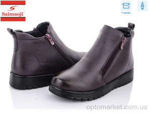 Купить Черевики жіночі B17-10 Saimaoji бордовий