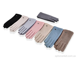 Купить Рукавички жіночі B18-31 (тедді-плюш) mix Number one мікс