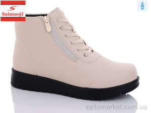 Купить Черевики жіночі B18-5 Saimaoji бежевий