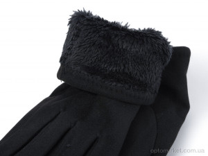 Рукавички жіночі B2-01 black Королева чорний  оптом от Optomarket