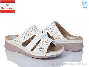 Купить Шльопанці жіночі B2-6 Saimaoji білий