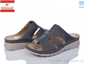 Купить Шльопанці жіночі B2-7 Saimaoji сірий