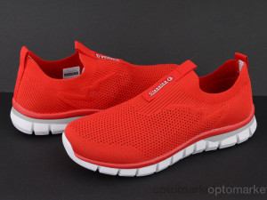 Кроссовки женские B2073-2 Classica красный  оптом от Optomarket
