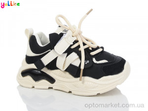 Кросівки дитячі B222-1 Yalike чорний  оптом от Optomarket