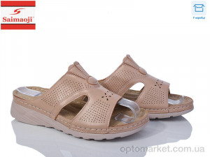 Купить Шльопанці жіночі B3-15 Saimaoji коричневий