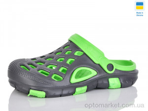 Купить Крокси чоловічі B308 сірий-зелений Cross сірий