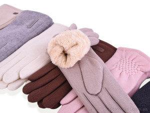 Рукавички жіночі B33 mix Number one мікс  оптом от Optomarket