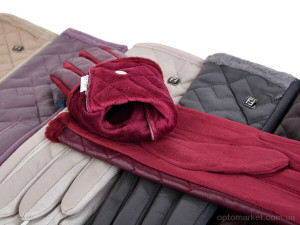 Рукавички жіночі B38-38 mix Number one мікс  оптом от Optomarket