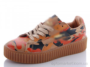 Купить Кросівки жіночі B5010-18 P.ma коричневий