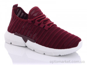 Купить Кросівки жіночі B56-7 Bull бордовий