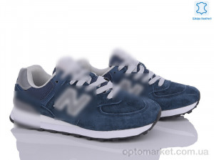 Купить Кросівки жіночі B574-4 N.w balance синій