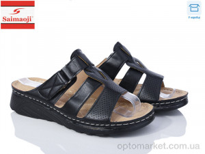 Купить Шльопанці жіночі B6-1 Saimaoji чорний