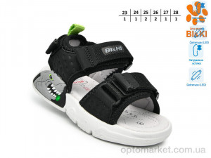 Босоніжки дитячі B60044E LED Bi&Ki чорний  оптом от Optomarket