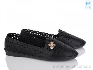 Купить Балетки жіночі B606-1 Fuguiyun чорний