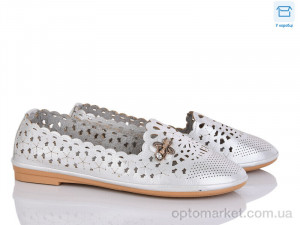 Купить Балетки жіночі B606-2 Fuguiyun білий