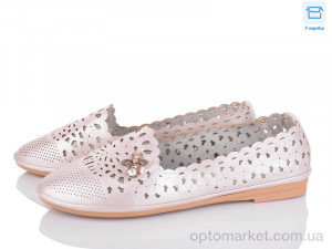 Купить Балетки жіночі B606-3 Fuguiyun бежевий