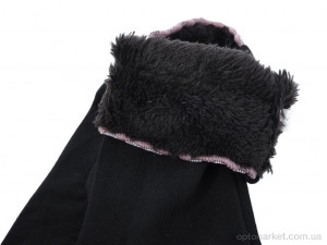 Рукавички жіночі B7-10 black Королева чорний  оптом от Optomarket