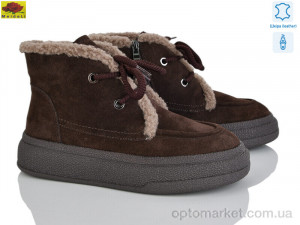 Купить Черевики жіночі B7788-5 chocolate Mei De Li коричневий