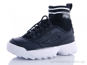 Купить Кросівки жіночі B8012-1 F.la чорний