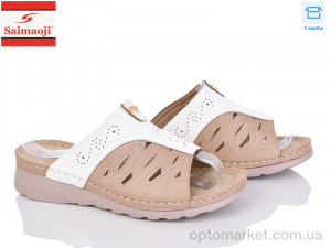 Купить Шльопанці жіночі B9-1 Saimaoji коричневий