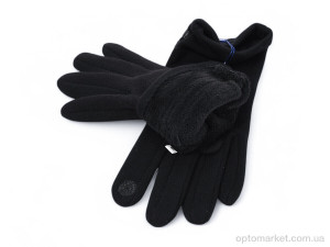Рукавички жіночі B9-72 black Number one чорний  оптом от Optomarket