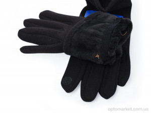 Рукавички жіночі B9-95 black Number one чорний  оптом от Optomarket