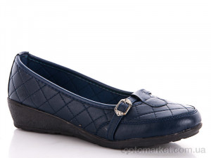 Купить Туфлі жіночі Бабушка пряжка син N&Y синій